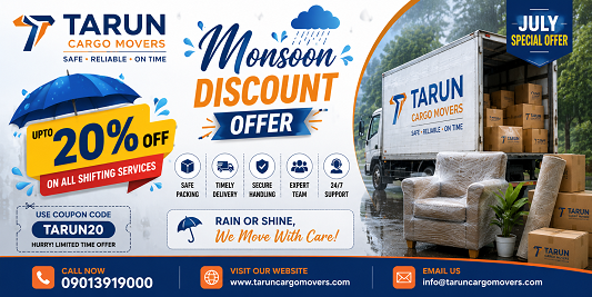 Present shifting offer from Tarun Cargo Movers